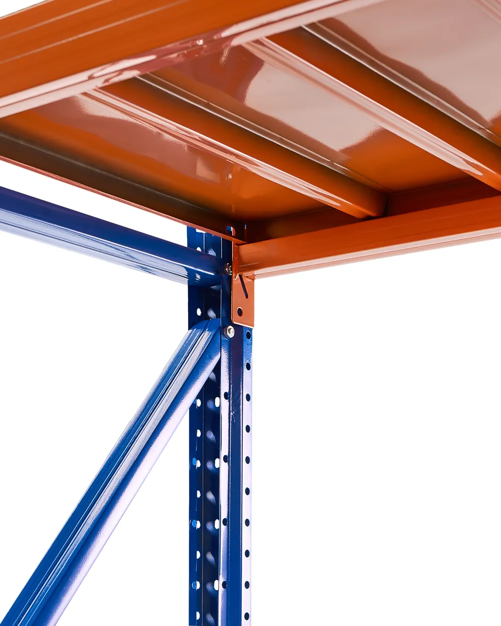 Garage Shelving FIUGGI 150 cm 200 cm Metal Orange_1011184