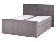 Divan Bed with Storage ARISTOCRAT Fabric Taupe 160 x 200 cm (EU King Size)_954000
