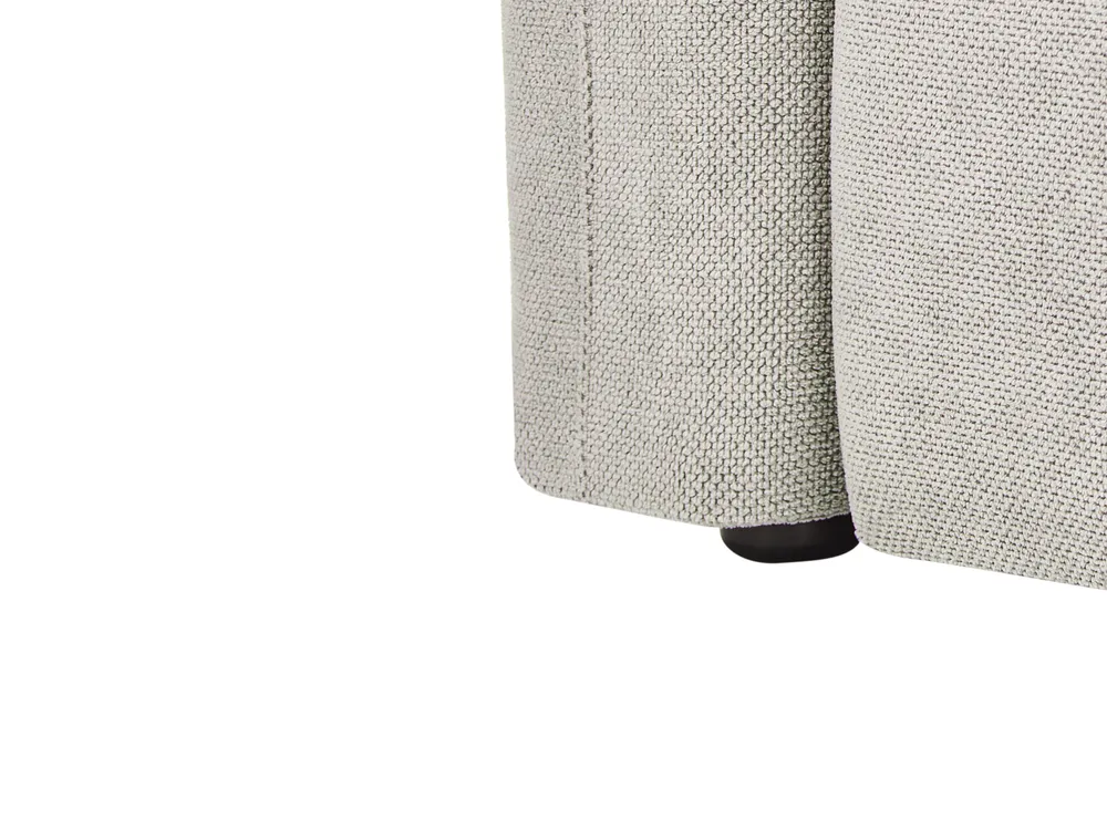 Sofa Bed 3 Seater VAXHOLM with Storage Fabric Grey_1026883