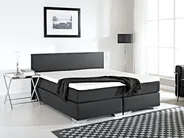 Divan Bed Fabric PRESIDENT 180 x 200 cm (EU Super King) Black_15873