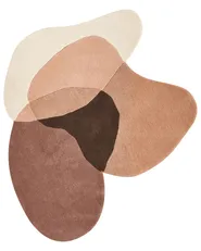 Matta SINJUWI Brun ø 140 cm Ull_1081691