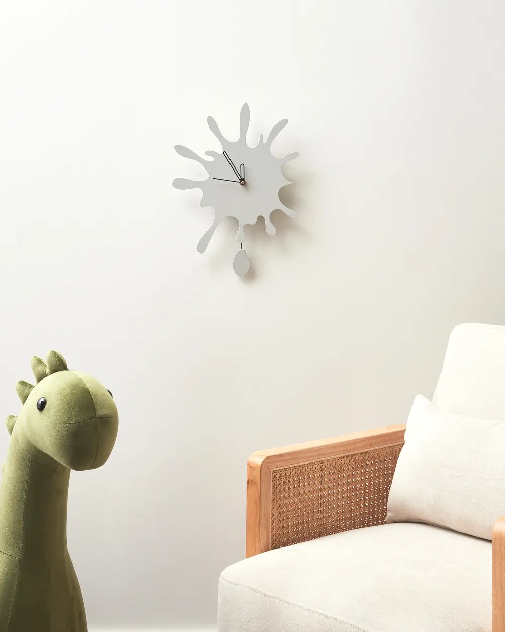 Wall Clock FULLY 27 cm White