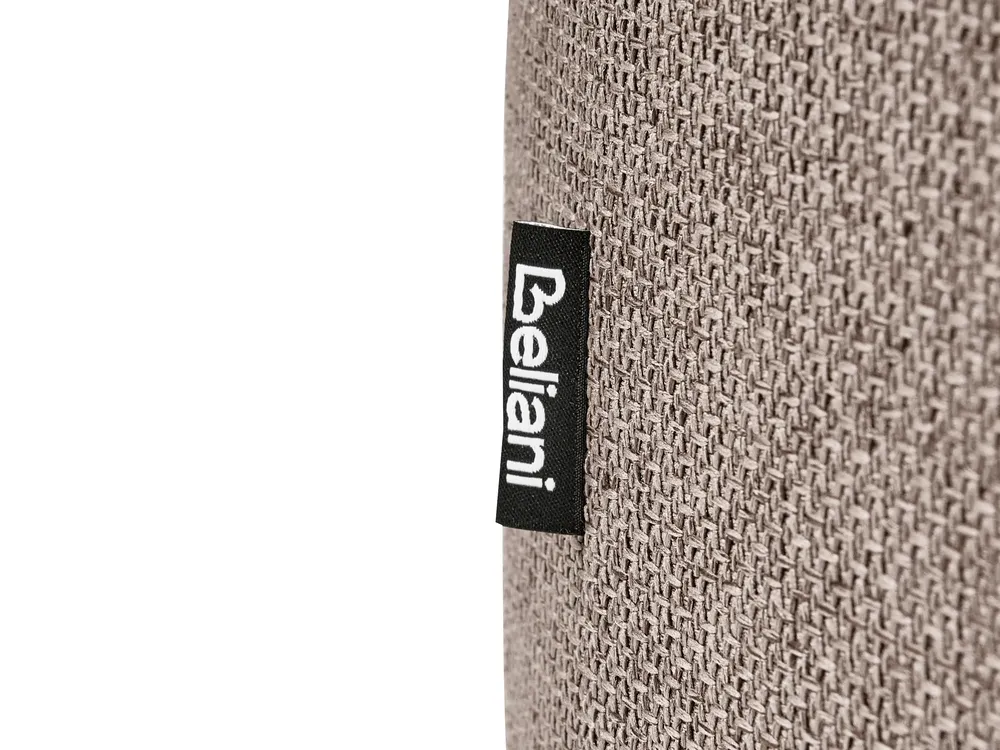 Upholstered Storage Bench HAYWARD Fabric 98 cm Beige_1056491