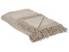 Bedspread YERBENT Cotton 220 x 240 cm Taupe