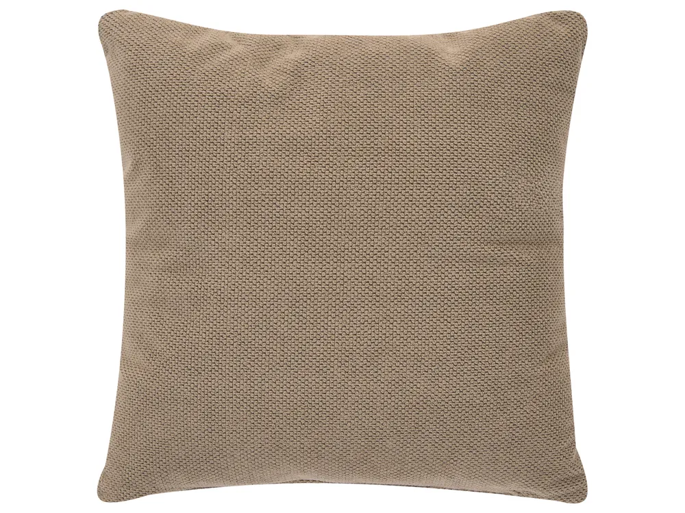 Modular Corner Sofa 3 Seater HEDE Fabric Brown Right Hand_1087411