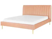 Bed Velvet MARVILLE 180 x 200 cm (EU Super King) Peach Pink_774441