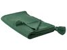 Bedspread LINDULA Cotton 150 x 200 cm Green