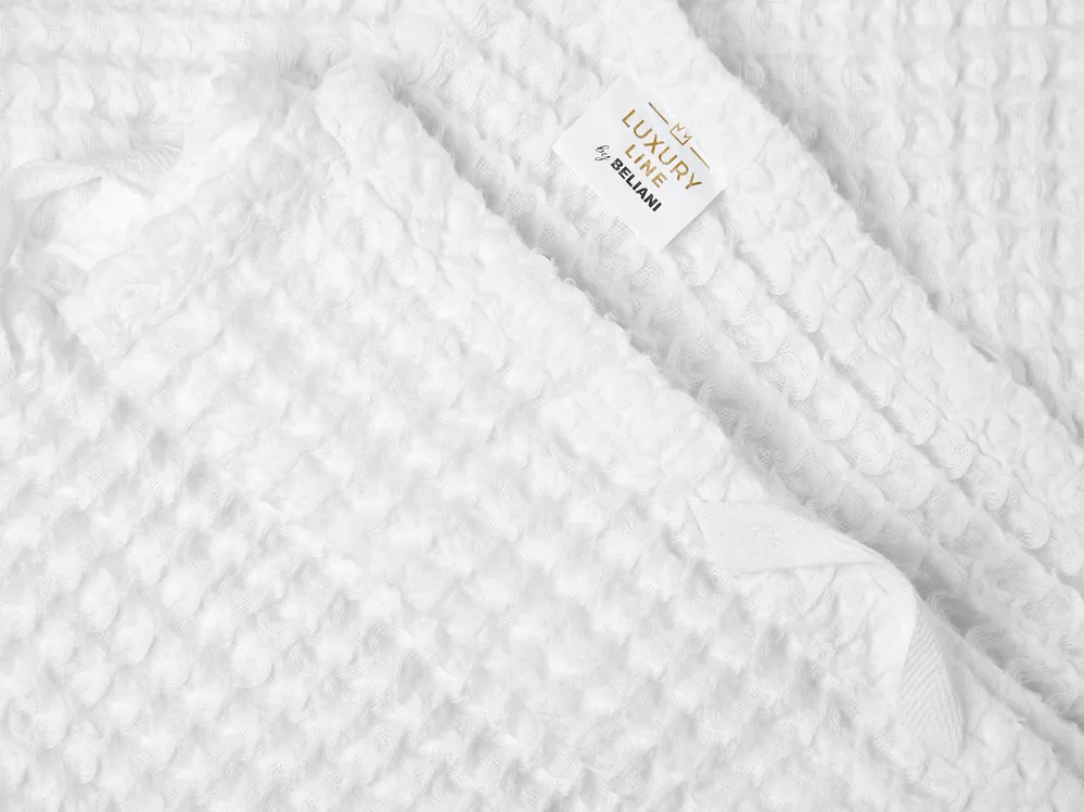 Set of 11 Towels AREORA Cotton White_801225