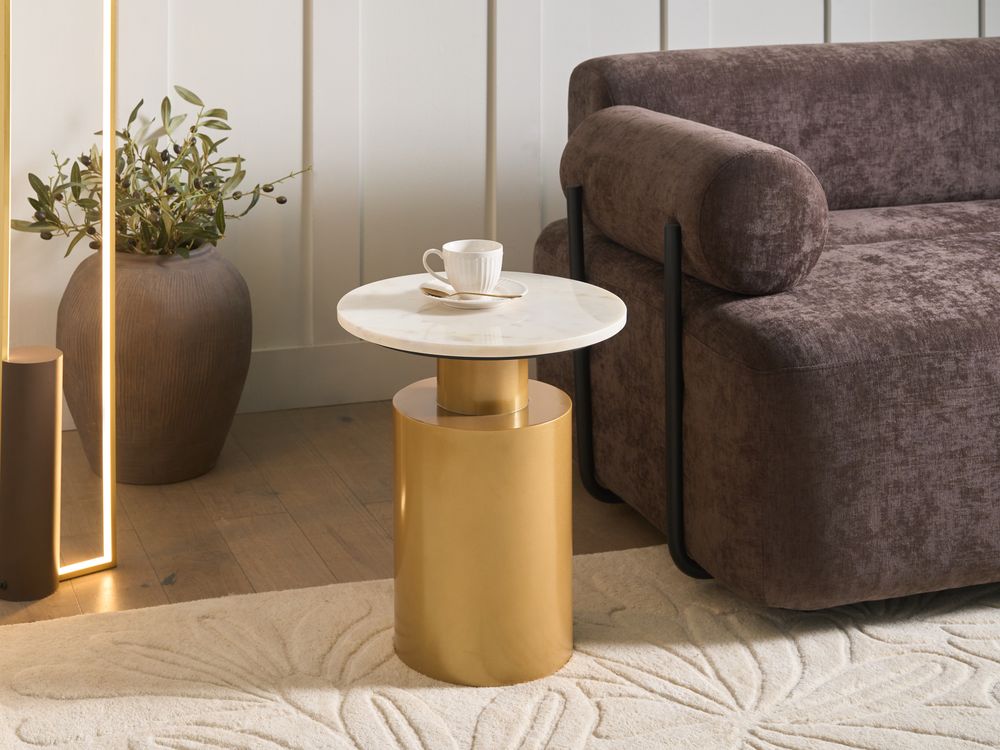 Side Table ARIAGA Metal Gold
