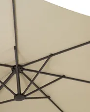 Patio Parasol 460 cm SIBILLA Beige_680041