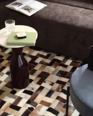 Sofa 2 Seater ELVA Chenille Dark Brown_1172556