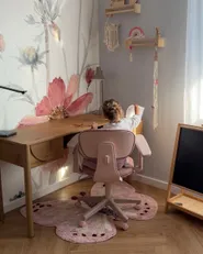 Home Office Desk SENDRA 140 cm x 50 cm Light Brown_1175357