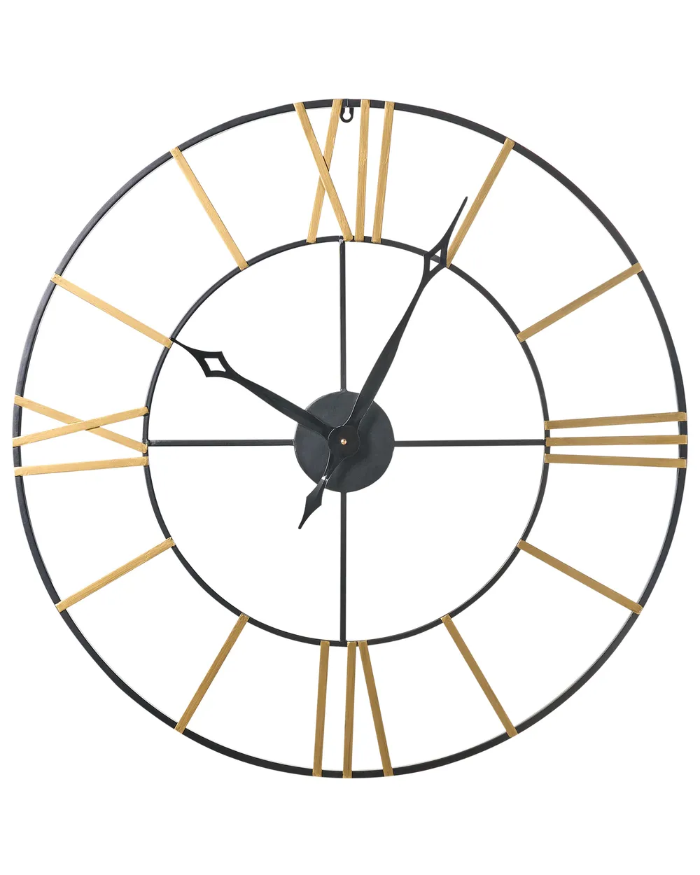Wall Clock VALSOT 80 cm Metal Gold