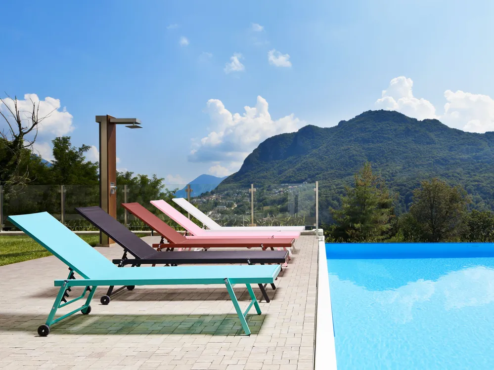 Solstol PORTOFINO Metall Rosa_803905