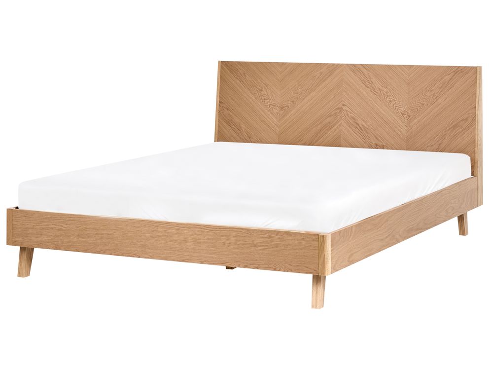 Seng WIZERNES 160 x 200 cm Lys eik