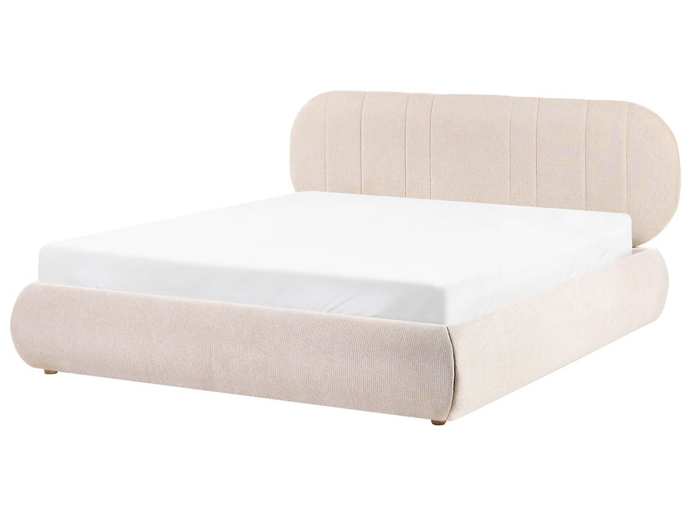 Seng med oppbevaring CAMPAN Lys beige 160 x 200 cm