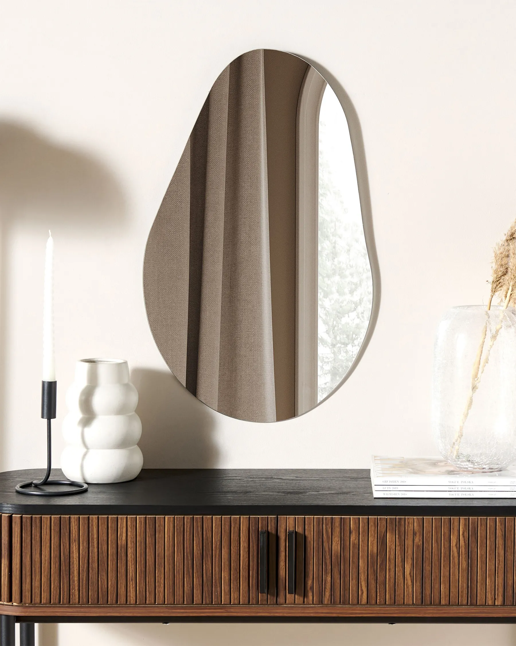 Wall Mirror AUBAGNE 40 cm 65 cm Silver_852608