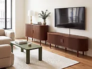 TV-taso LAURA Tummanruskea_1166656