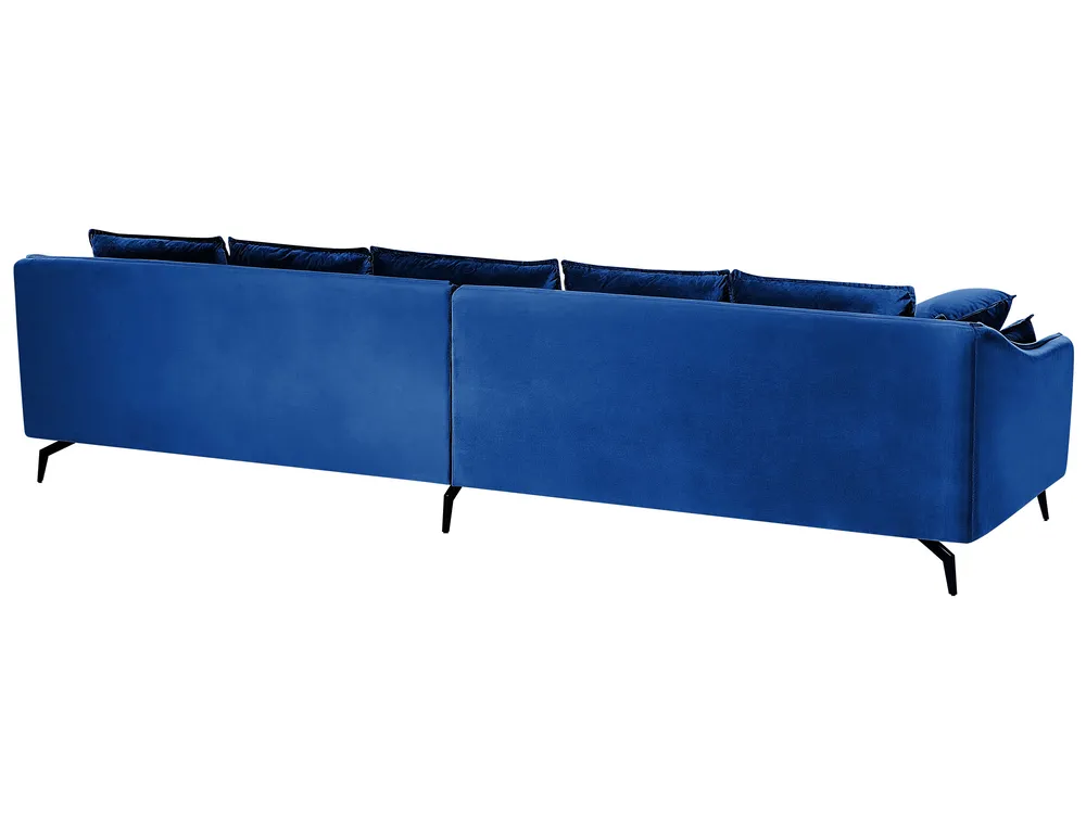 Sofa 4 Seater AURE Velvet Navy Blue_851572