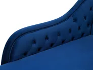 Right-Hand Chaise Longue NIMES Velvet Navy Blue_712470