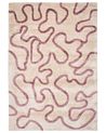 Rug KAPPAR Beige 160 x 230 cm Viscose