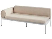 Ulkokulmasohva ja pöytä 5-istuttava RASIGLIA Metalli Beige Vasen_948069
