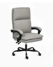 Executive Chair SERENE Faux Leather Light Grey_1161504