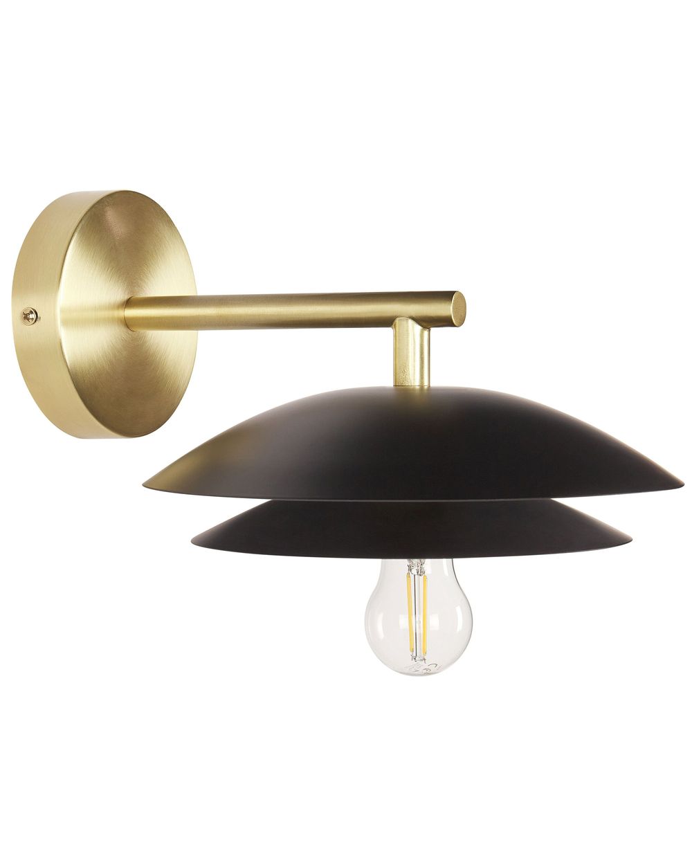 Wall Lamp LASOLO Metal Black