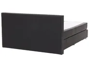 Divan Bed Faux Leather PRESIDENT 180 x 200 cm (EU Super King) Black_882899