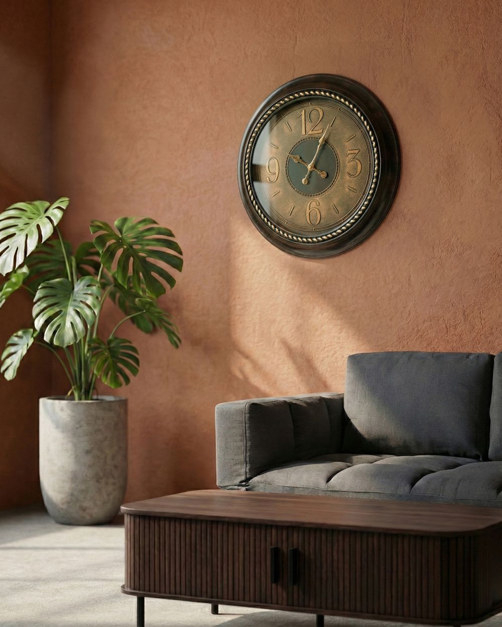 Wall Clock ALBOI Black