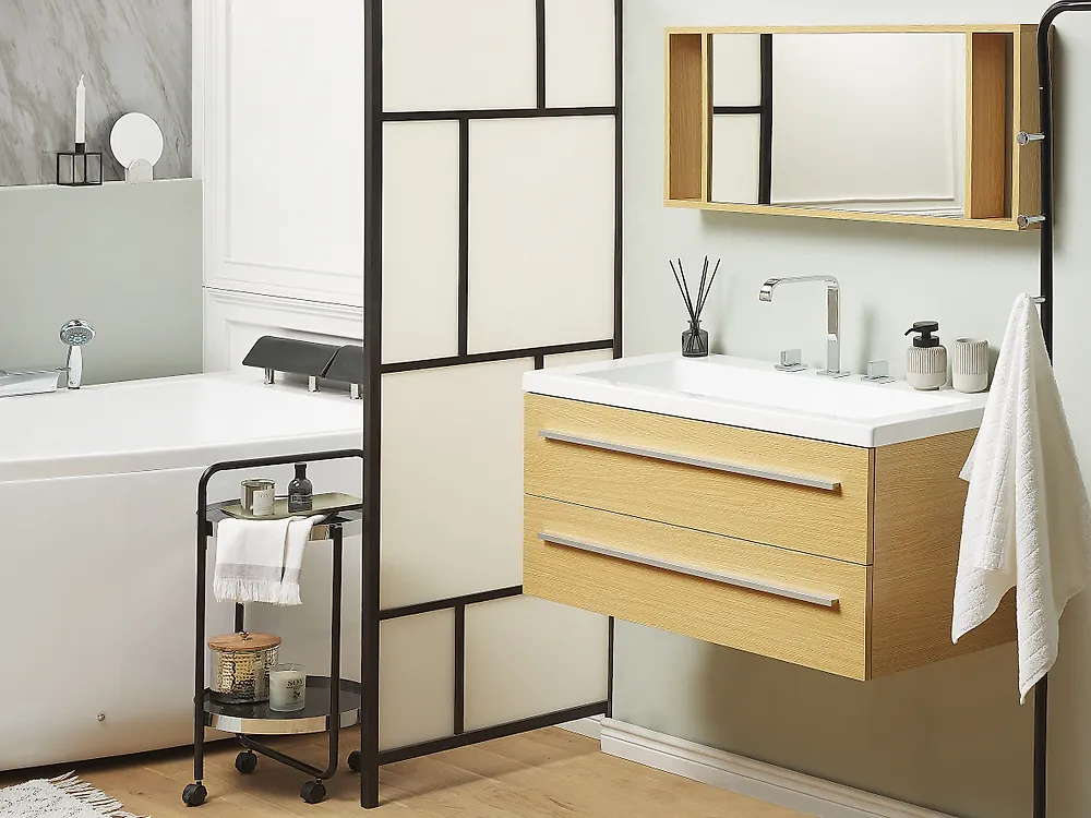 Kylpyhuoneen kalustesetti ALMERIA Beige_1174301