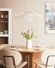 Pendant Lamp LUNGA Metal White_915605