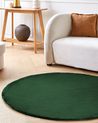 Rug GESI II Emerald Green ø 140 cm Viscose