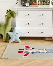 Kids Rug SAKUBO Multicolour 80 x 150 cm Cotton_866587