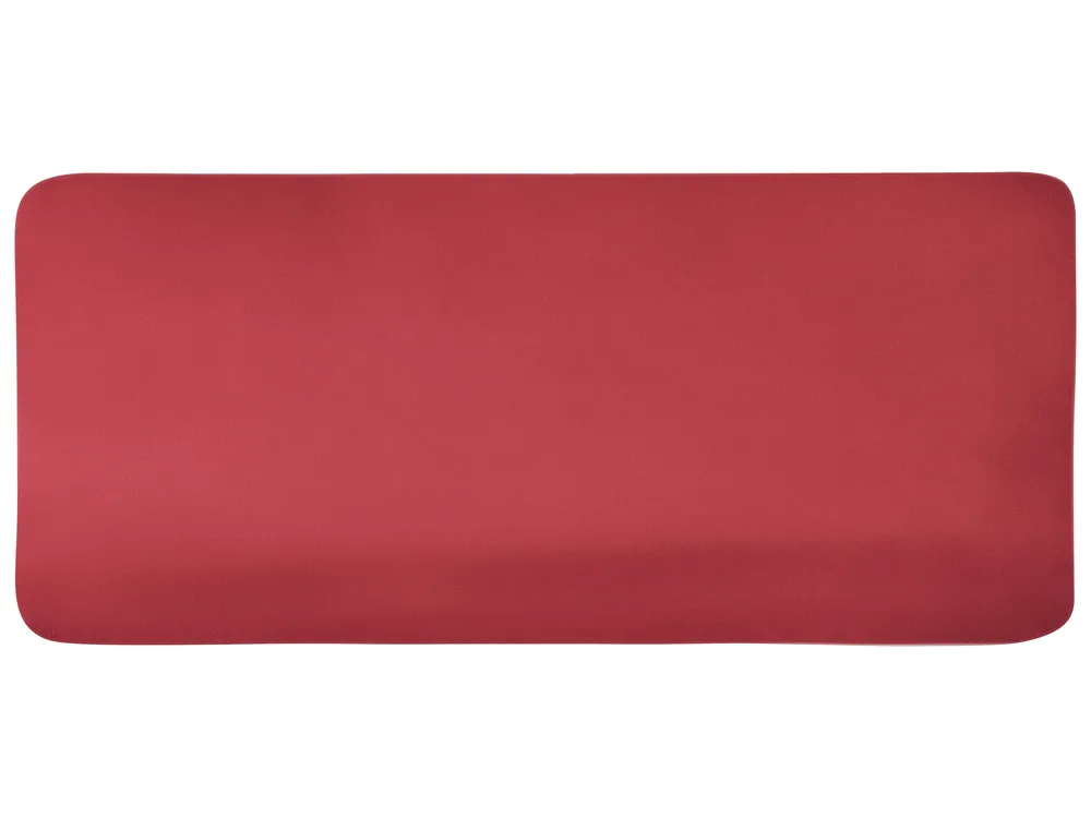 Sofa Bed 3 Seater EGGE Velvet Burgundy_1020897