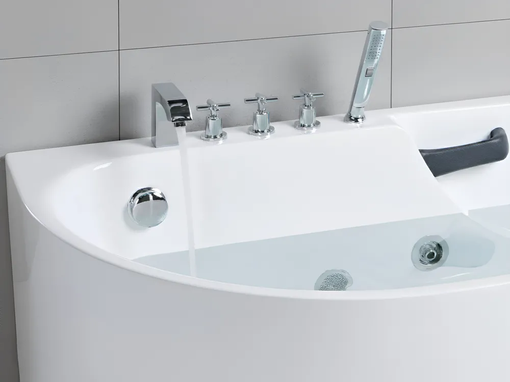 Massagebadkar SAYULA 1700 x 800 mm Vit Vänstervänd_1029506