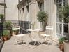 Bistro Set FIORI Metal Off-White