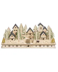 Christmas Decoration LED VANSJO 22 cm Light Brown_1017135