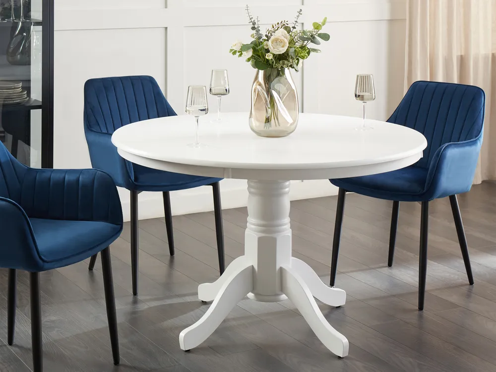 Dining Table AKRON White 120 cm 120 cm
