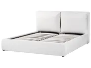 Ottoman Bed BAJONNA Velvet Off-White 160 x 200 cm (EU King Size)_871254