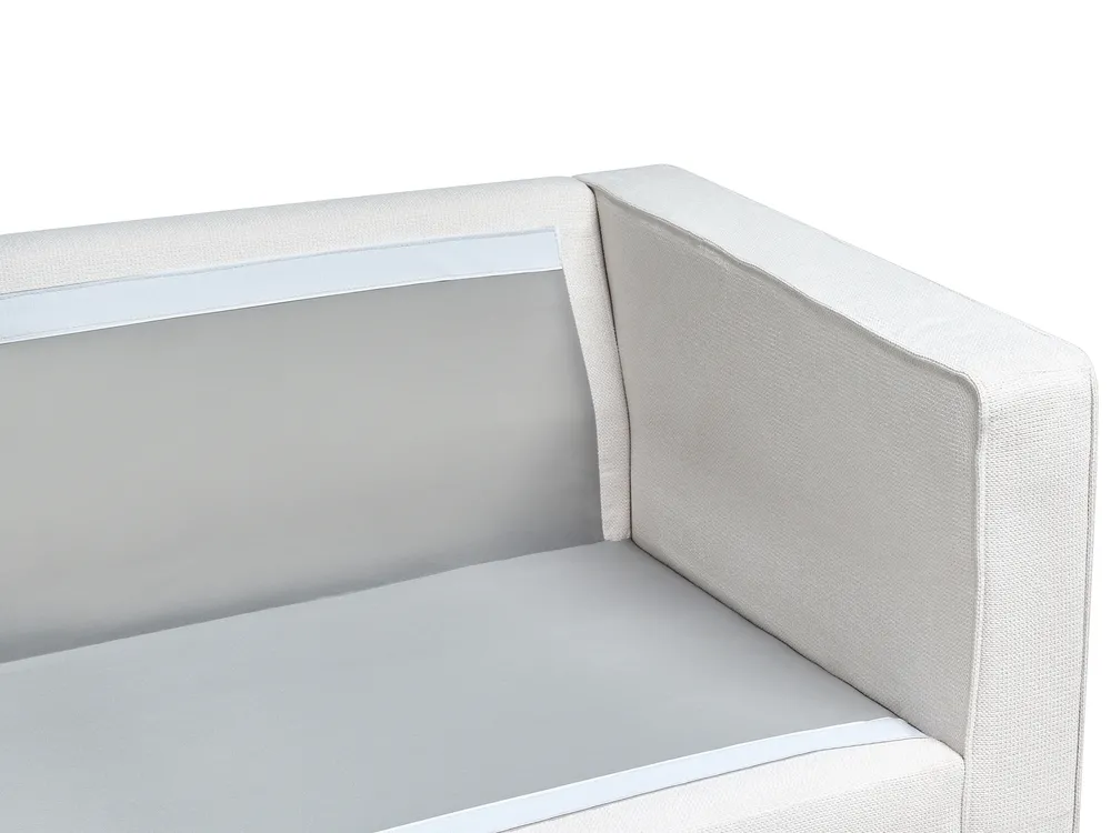 Sofa 3 Seater SAVALEN Fabric Off-White_998010