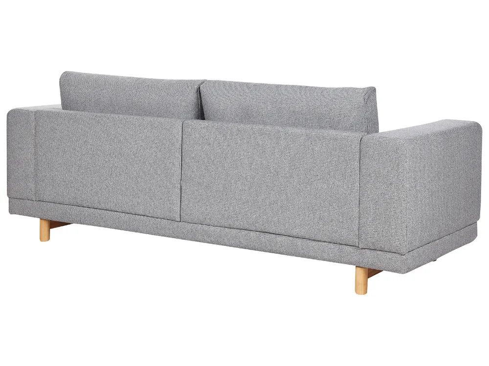 Soffa 3-sits NIVALA Ljusgrå_874129