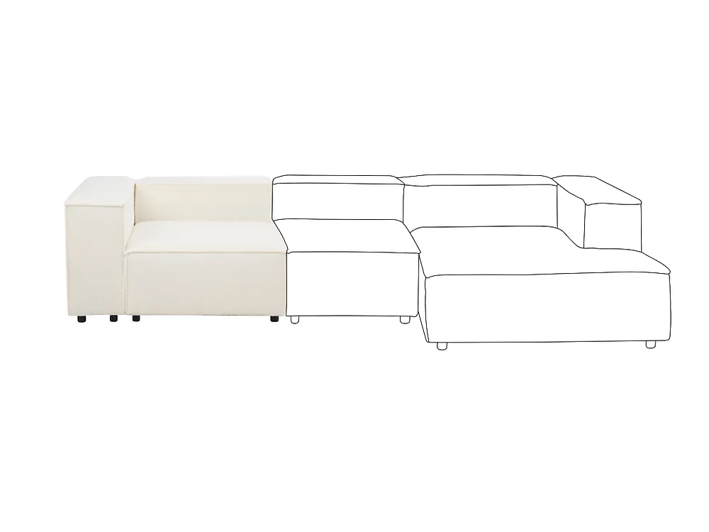 Corner Seat ARDAL Boucle Off-White_908123