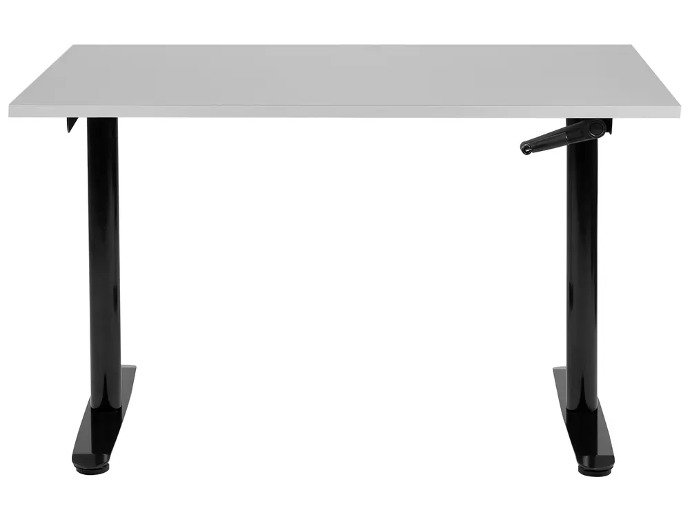 Työpöytä säädettävä DESTINAS 120 cm 72 cm Harmaa/musta_899123