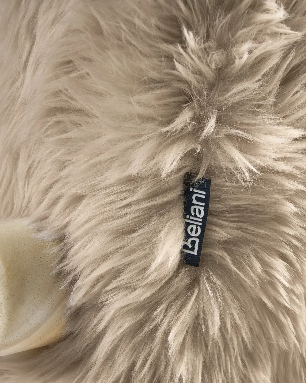 Armchair LEKNES Faux Fur Taupe_1019285