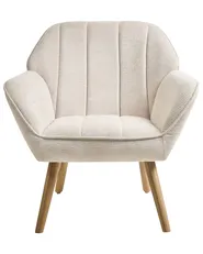 Armchair TORUD Fabric Light Beige_1012189