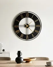 Wall Clock PERIGNY 80 cm Metal Black_1019696