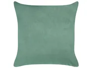 Set of 2 Decorative Cushions YUZURI 45 x 45 cm Velvet Emerald Green Animal Pattern_857823