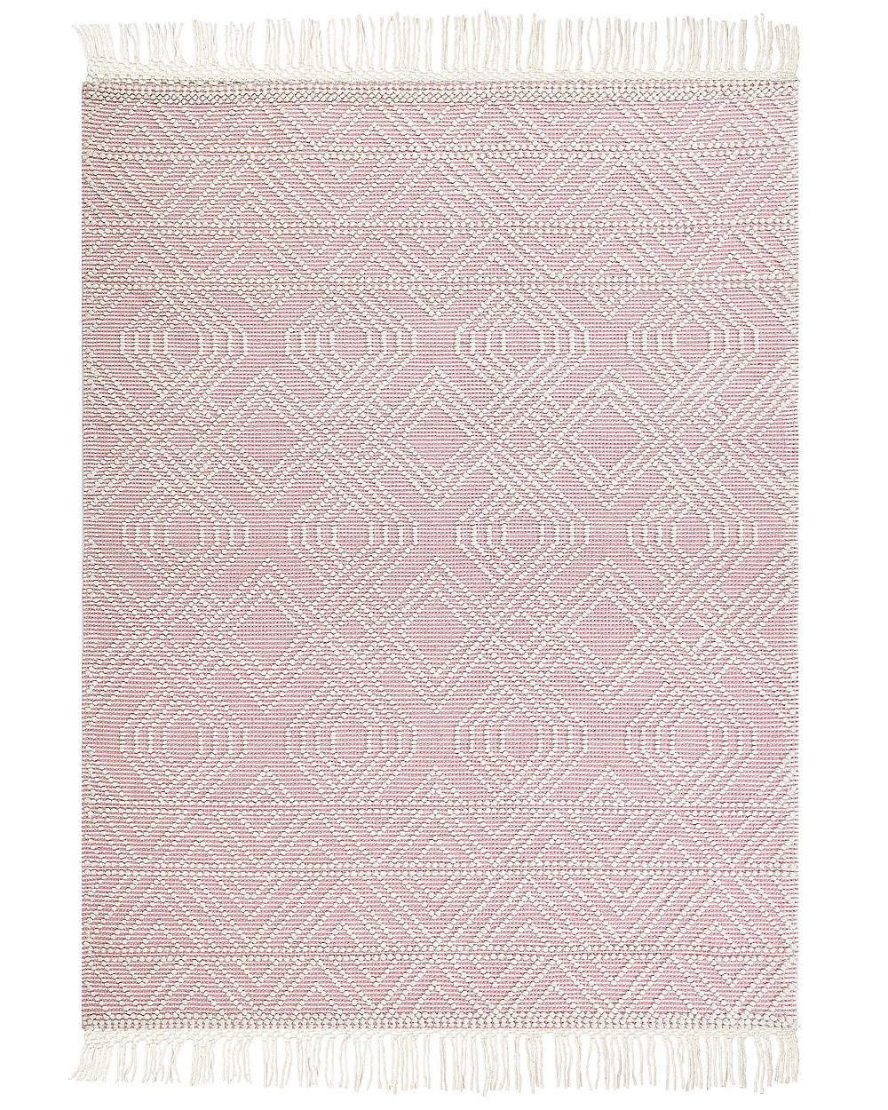 Rug ADANA Pink 200 x 300 cm Wool_856172
