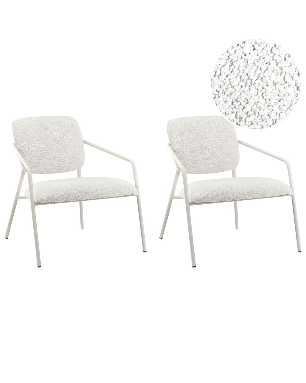 Sett med 2 lenestoler LOA Off white